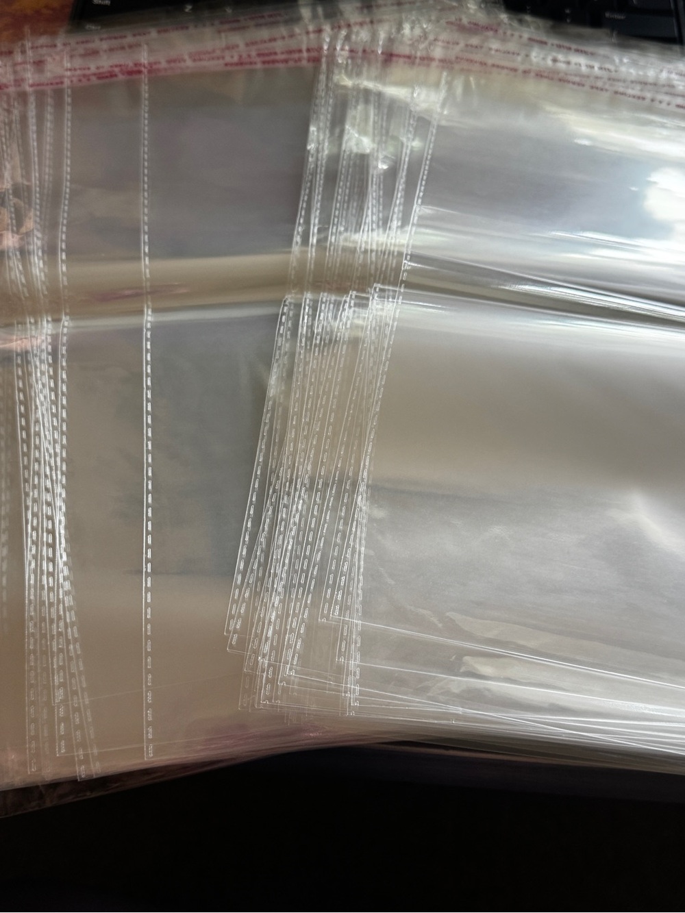 Clear Resealable 8.5” x 11” Poly Plastic Sleeves - Set of 25